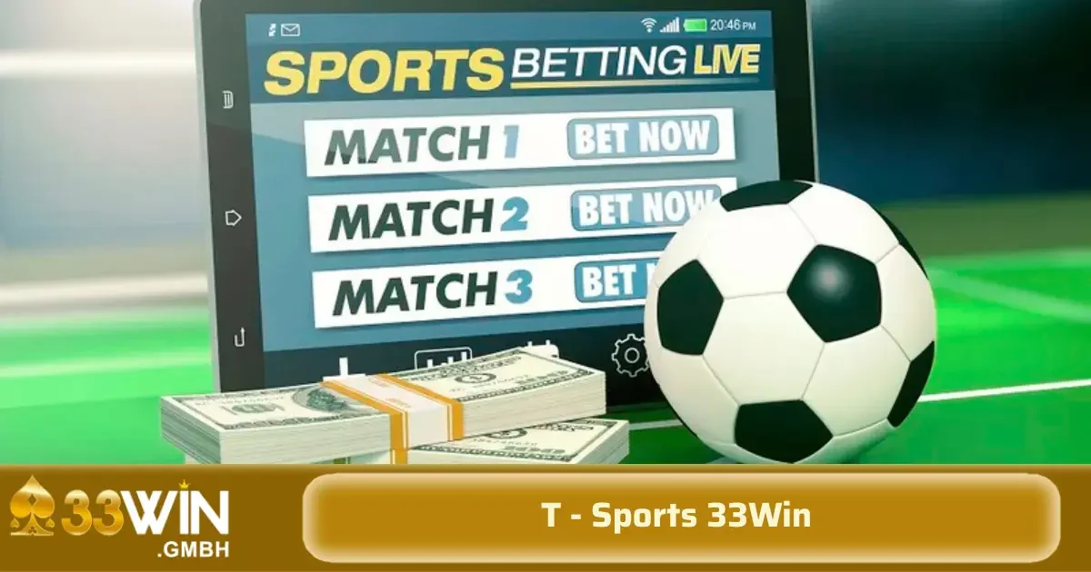T – Sports 33Win cung cấp một danh mục tự game đa dạng, phục vụ đông đảo game thủ và người chơi cá cược.